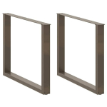 Valgomojo stalo kojelės, u formos, 3 vnt., 100x(72-73) cm