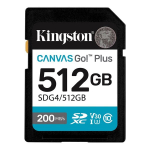 Atminties kortelė Kingston CANVAS Go Plus 512GB SDG4/512GB
