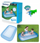 Mažas sodo BASEINAS Bestway pripučiamas stačiakampis plečiamas 165x104 braidymo baseinas
