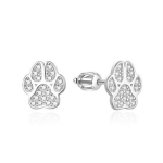 Sidabrinės auskarai Paw AGUP3548S