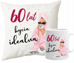 Dovanų rinkinys: Puodelis ir pagalvė 60-mečiui
