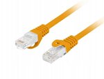 PATCHCORD KAT.6 UTP LSZH CU 0.25M POMARAŃCZOWY FLUKE PASSED LANBERG