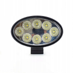 Kamar led darbinis žibintas 24w 1920 lm 12v 24v elipsės formos automobilinis prožektorius l0109-b