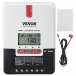 Vevor Saulės įkrovimo reguliatorius 20a 12/24v 210x150x60mm Abs Pc