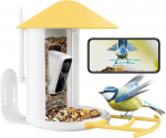 Netvue by Birdfy lesyklėlė su kamera, lesyklėlė su kamera laukiniams pauk&scaron;čiams, lesyklėlė su vaizdo įra&scaron;ymo funkcija, spalvotas naktinis matymas, wifi kamera, i&scaron;mani lesyklėlė