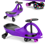 Žaisliniai LED ratai su purpuriniais ECOTOYS