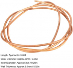 Varinis vamzdelis C1100 T2, 2m, &Oslash;6x5mm, 0.5mm sienelė