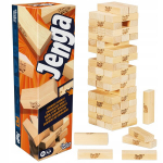 Hasbro Jenga medinis bok&scaron;tas - klasikiniai ir skaitmeniniai i&scaron;&scaron;ūkiai