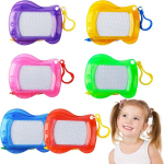 Gxhong mini pie&scaron;imo lenta vaikams, 6 vnt., mini pie&scaron;imo lenta, magi&scaron;ka lenta, ne&scaron;iojama maža magnetinė pie&scaron;imo lenta, maža magnetinė pie&scaron;imo lenta, magi&scaron;ka lenta, berniukams ir mergaitėms, dovanos vakarėliams