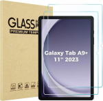 Procase 2 vnt. ekrano apsaugų rinkinys, skirtas Samsung Galaxy Tab A9+ / A9 Plus 11 colių 2023 (sm-x210), 9h grūdinto stiklo ekrano apsauga, skirta 11 colių Galaxy Tab A9 Plus / A9+, apsauginis stiklas, skirtas Tab A9