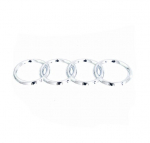 Audi R8 Chromuotas Ženkliukas VAG Originalus 4S7853742E2ZZ