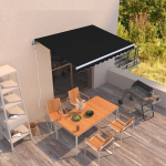 Automatinė i&scaron;traukiama markizė, antracito spalvos, 300x250cm CFE9599913