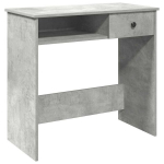 Ra&scaron;omasis stalas，Biuro stalas，Kompiuterio stalas, betono pilkos spalvos, 80x40x75cm, MDP CFE1295117