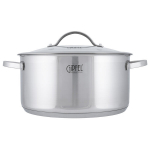 Gipfel Victory nerūdijančio plieno puodas su dangčiu &ndash; 4,7 l (24 cm)