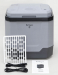 Automobilinis &scaron;aldytuvas Automobilinis turistinis &scaron;aldytuvas-&scaron;ildytuvas Berlinger MAX-35L, 35 l, 12V/230V, Bluetooth, USB, termostatas, pilkas