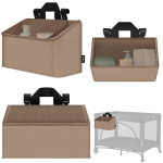 Vaiki&scaron;kos lovytės &scaron;oninis organizatorius Lionelo Sidepocket Medium Beige