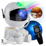 LED sėdintis astronautas - galaktikų projektorius
