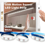 USB maitinama LED juostelė su judesio jutikliu LIVMAN DGH-DD-07, 3m, 180LED