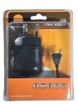 Cmx adapteris universalus USB telefono įkroviklis 2 prievadai (24V/2.5A) 2xUSB-A, USB-Mini, USB-Micro, juodas