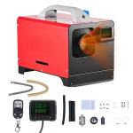 8 kW ne&scaron;iojamas dyzelinis oro &scaron;ildytuvas 12 V / 24 V su LCD ekranu ir nuotoliniu valdymu