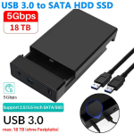 I&scaron;orinis HDD dėklas USB 3.0, 2.5&ndash;3.5&Prime;