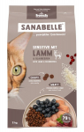 Kačių maistas Sanabelle Life Sensitive ėriena + sultinga la&scaron;i&scaron;a, suaugusiems, jautriam vir&scaron;kinimui
