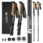 Trekkingo / nordic walking lazdos &bdquo;ACTIVE&ldquo; &ndash; reguliuojamos, tvirtos, lengvos