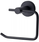 Juodas sieninis laikiklis tualetiniam popieriui &ndash; loft stilius WC