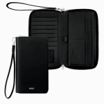 HUGO BOSS - Kelioninė piniginė Classic Smooth Black