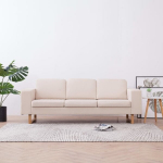 Trivietė sofa, rusva