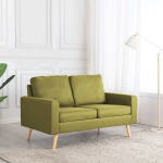 Dvivietė sofa vidaXL, žalia