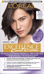 Plaukų dažai L'Or&eacute;al Paris Excellence Cool Creme, 5.11 Ultra &Scaron;viesi pelenų atspalvio brunetė