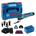 &bdquo;Bosch Professional GOP 12V-28 pjūklas-sandaras + 2 akumuliatoriai 3,0Ah + priedai + L-BOXX - 06018B5006&ldquo;