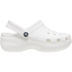 &Scaron;lepetės moterims Crocs&trade; Classic Platform Clog, baltos