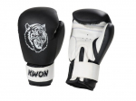 Vaiki&scaron;kos bokso pir&scaron;tinės KWON Junior Tiger, juoda/balta