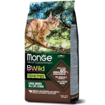 Monge BWild Cat Adult visavertis pa&scaron;aras katėms su Laukinio Ki&scaron;kio Mėsa 10kg