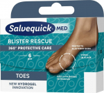 Hidrogelio pleistrai nuospaudoms Salvequick Blister Rescue, 3 + 3 vnt