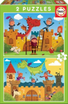 "Puzzle Dragons Riteriai - EDUCA - 96 gabalų - Fantasti&scaron;kas - Vaikams nuo 4 metų+"