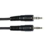 Kabelis Stagg 3.5mm minijack - 3.5mm minijack 20cm SAC020MPSMPSB