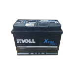 MOLL X-Tra Charge 75AH 720A 12V akumuliatorius