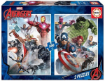"Galvosūkis - EDUCA - 2X500 MARVEL MANIA - Vingriai - Suaugusiesiems - Animacinių filmų ir komiksų"