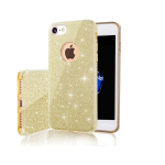 Glitter 3in1 case, skirtas iPhone 12 / iPhone 12 Pro, auksinis