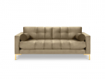 Dvivietė sofa Cosmopolitan Design Bali, smėlio/auksinės spalvos