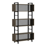 Pastatoma lentyna Kalune Design Bookshelf 382, tamsiai ruda/juoda