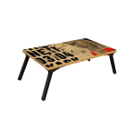 Ne&scaron;iojamo kompiuterio staliukas Kalune Design 869 (I), &scaron;viesiai rudas/raudonas