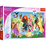 Trefl Disney Princess dėlionė Princesės, 100 det.