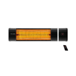 Infraraudonųjų spindulių &scaron;ildytuvas Greti 2000W, juodas