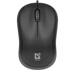 "defender mouse patch ms-759", 1000dpi, optinė, 3 but., usb laidas, juoda, biuro, kompakti&scaron;ka