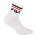 Sportinės unisex kojinės FILA F9398 baltos spalvos (3 poros)