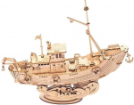 Medinis 3D galvosūkis Robotime Fishing Ship, 8 m.+